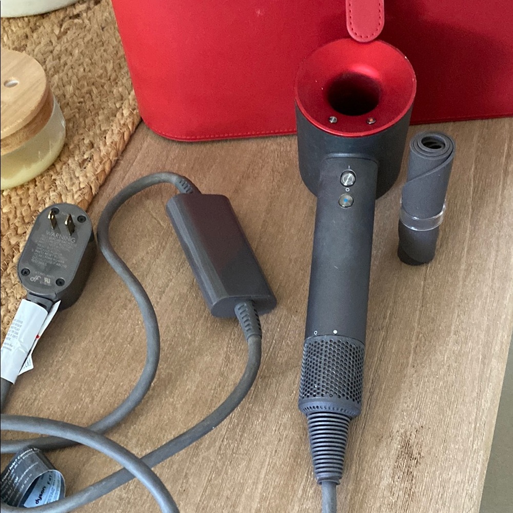 Dyson Red Case with Gray Hair Dryer - Picture 5 of 5